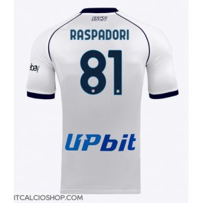 SSC Napoli Giacomo Raspadori #81 Seconda Maglia 2023-24 Manica Corta